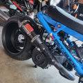 Yoshimura BLACK EDITION Carbon fiber exhaust system OVERHEAD - GY6 Engine